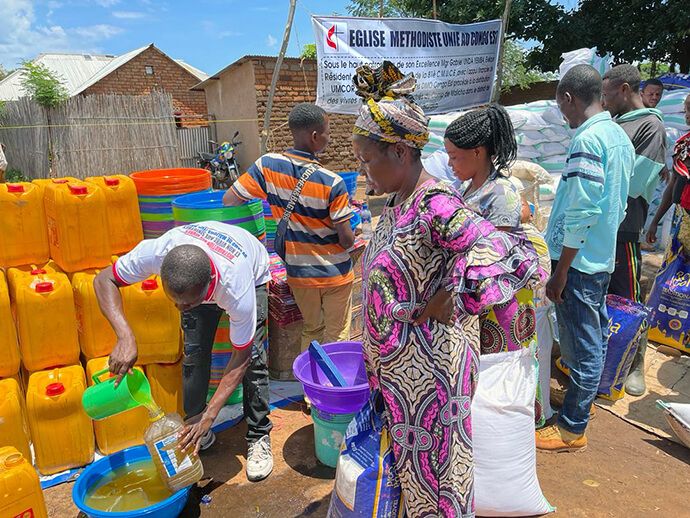 Church Helps Survivors of Congo Fire