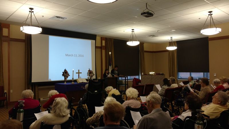 Confirmation Class at Wesley Village (1 of 3)